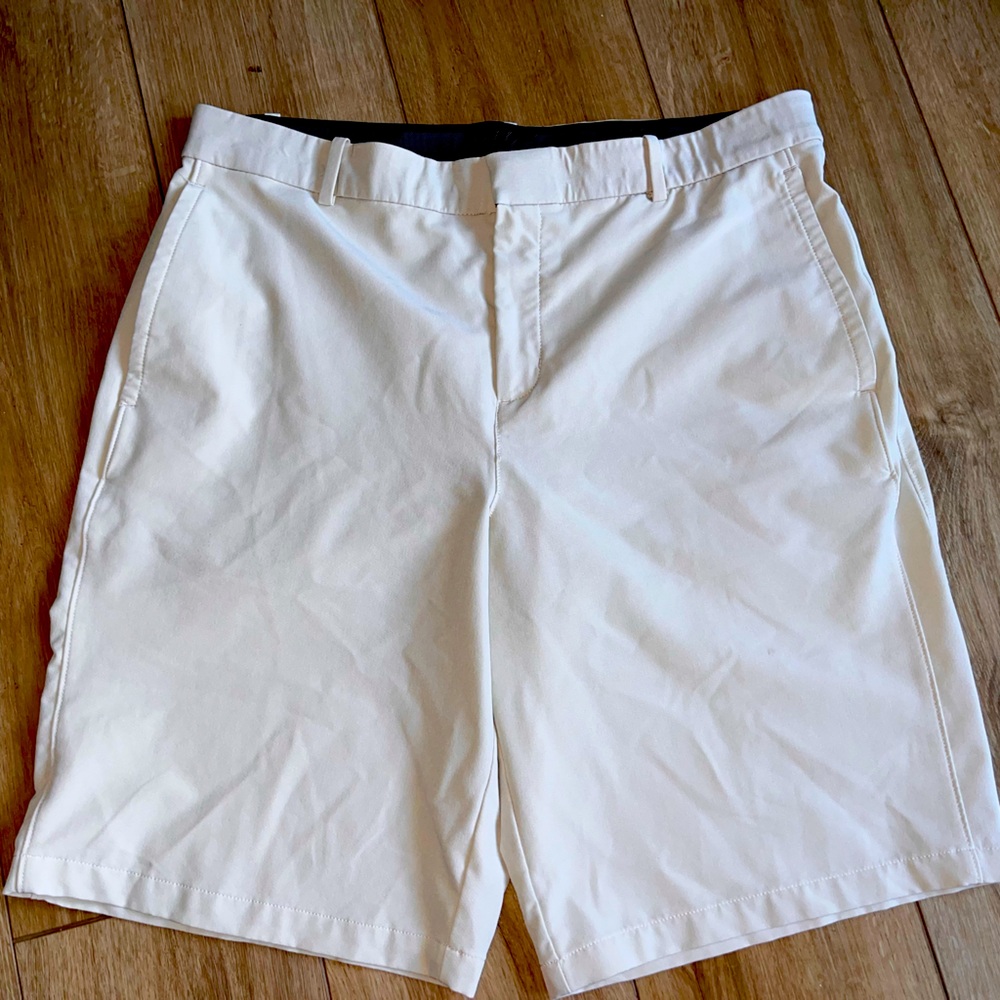 Men's Stone Nike Standard Fit Flex Golf Shorts Size 34 Mint Stretch